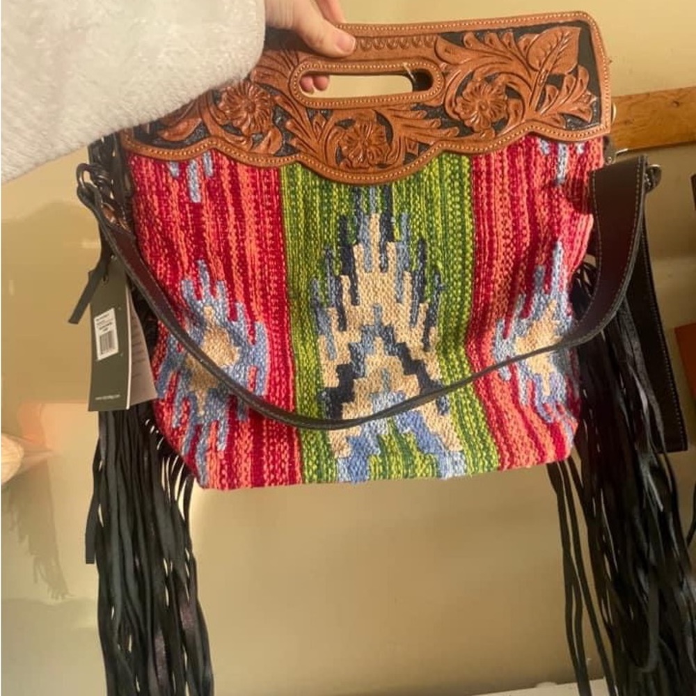 Saddle blanket purse